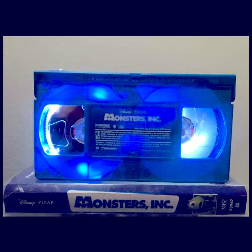 VHS Monsters INC Night Light